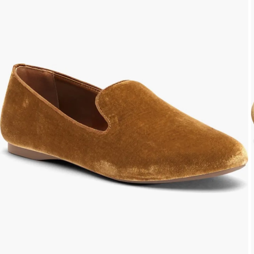Birdies Starling amber Velvet Loafers Slippers Flats